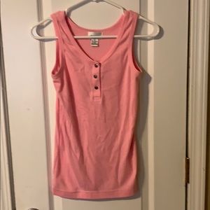 🐳 Pink Henley tank